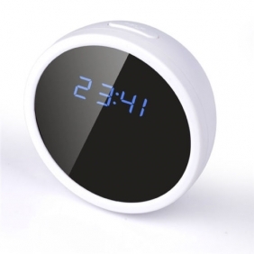 Hidden clock camera 720P WIFI clock Spy Alarm camera For android and IOS phone