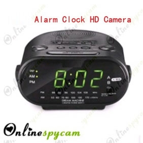 Alarm Clock Hidden Spy Camera DVR 32GB Internal Memory( Remote Control + Motion Activated)