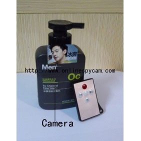 Men's Face Wash Camera HD Record 720P Spy Camera DVR 16GB Remote Control And Motion Detection
