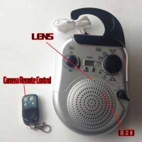 Shower Radio Spy Camera Wifi Hidden Camera-Watch Video Live With Your Cellphone On Wifi