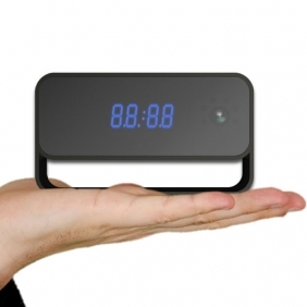 S60 1080P wireless Night Vision WIFI Clock Spy Camera Home Security hidden alarm clock video recorder Support 64G