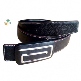 WIFI Belt Buckle Wearable Spy Camera For Android and iOS