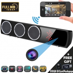 NEW 2019 1080P WIFI HD SPY Hidden IP Camera Bluetooth Sound Video Recorder Nanny Camera