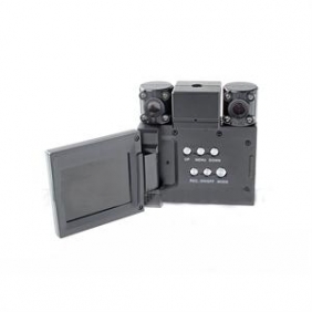2.0" Dual Camera Car DVR  IR Vehicle Black Box Camcorder