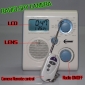 Bathroom LCD Radio Motion Activated 1080P HD Bathroom Spy Camera